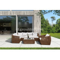 Rotan Sectional Set Rotan Luar Ruang Modern